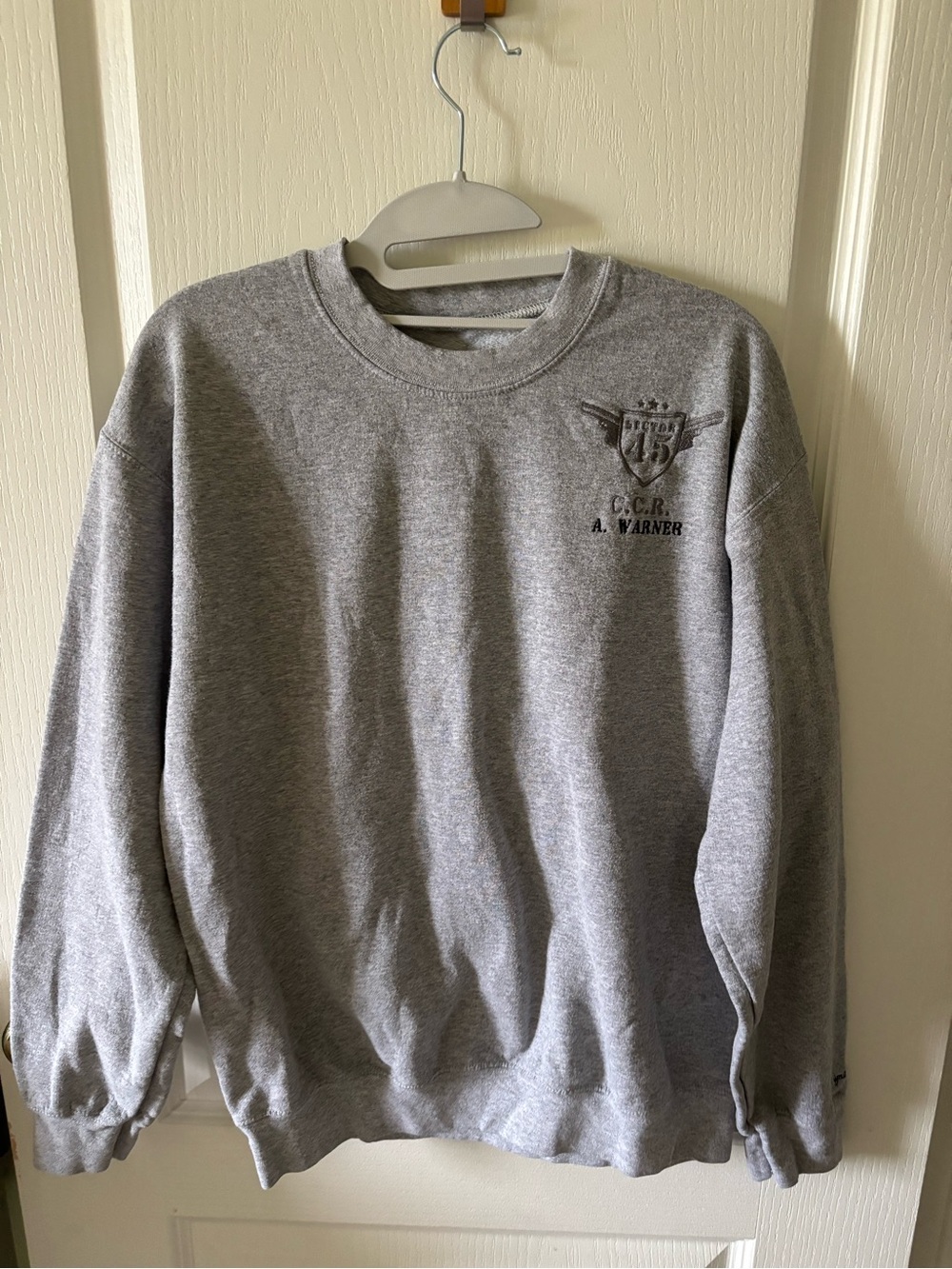 Aaron Warner Crewneck Sweatshirt - Embroidered